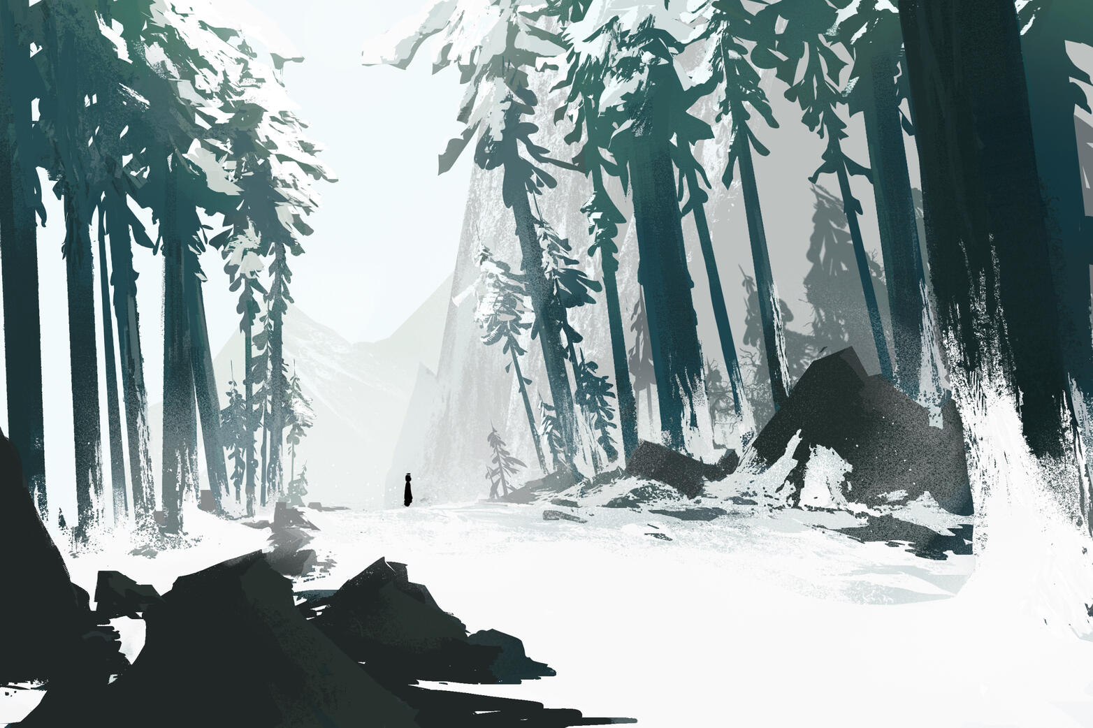 Cliffside Painting Cliffside Painting